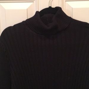 Black Cotton Knit Sweater, worn 1 time